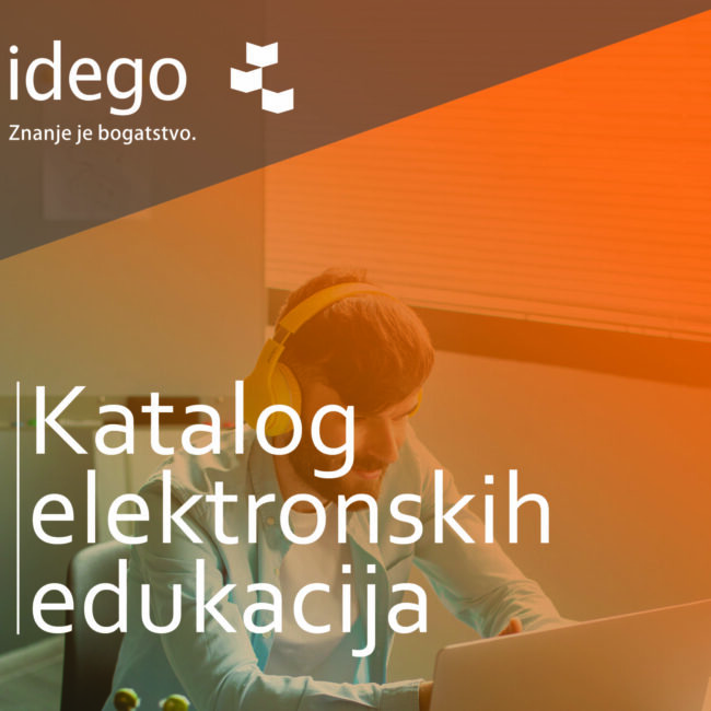 Katalog elektronskih edukacija - Naslovna